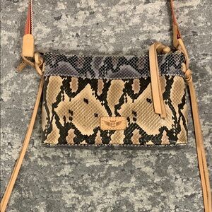 Consuela Margot Snakeskin Crossbody Bag